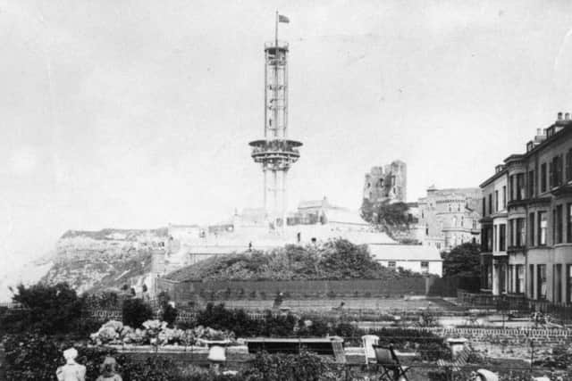 The Warwick Revolving Tower. Photo from the Max Payne Collection