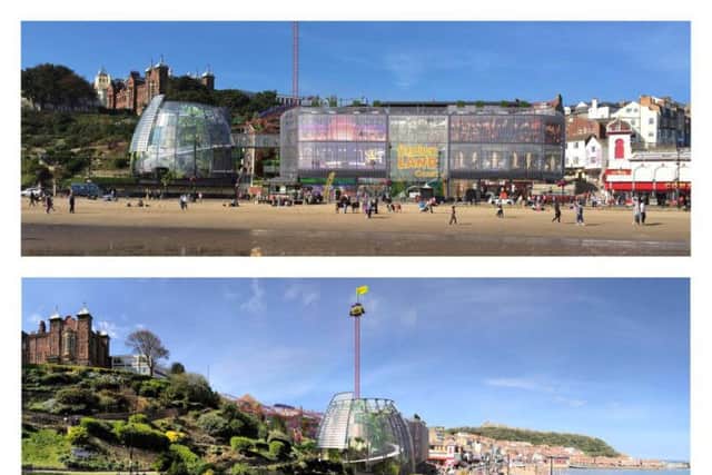 Artist's impressions of how the new attraction could look.