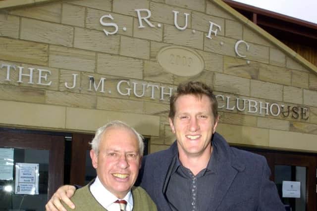 Former SRUFC president John Guthrie OBE and World Cup winner Will Greenwood officially opened Silver Royd in January 2009
