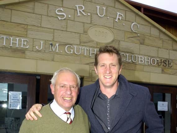 Former SRUFC president John Guthrie OBE and World Cup winner Will Greenwood officially opened Silver Royd in January 2009