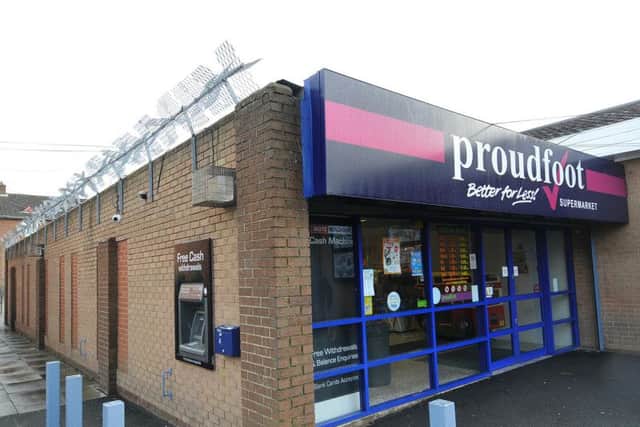 A taxi driver has been assaulted in the car park of Proudfoots in Eastfield high street.