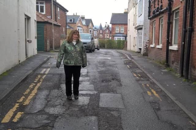 Councillor Liz Colling in New Park Road