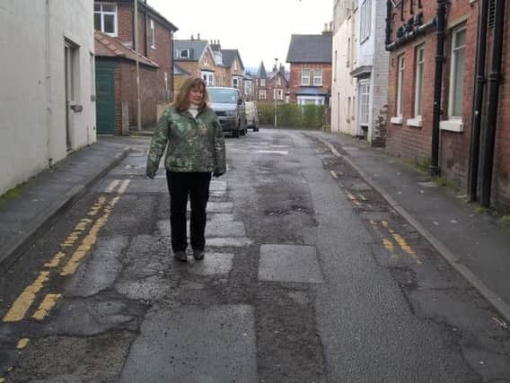 Councillor Liz Colling in New Park Road