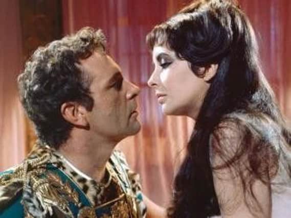 Richard Burton and Elizabeth Taylor were married - twice - and played Anthony and Cleopatra in a lavish film version of the torid romance
