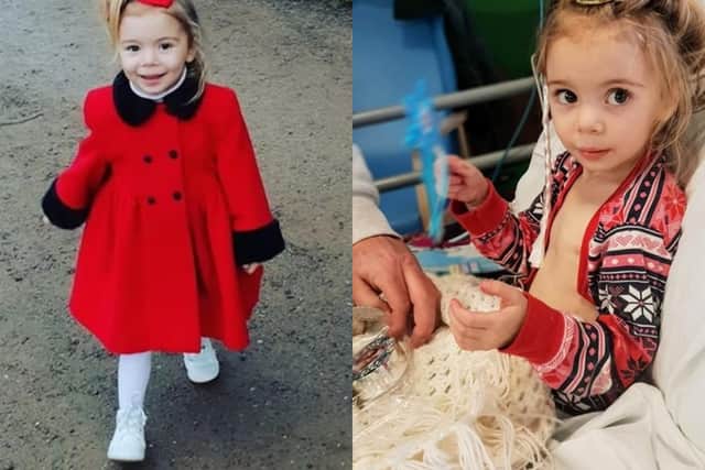 Four-year old Thalia-Beau Wright