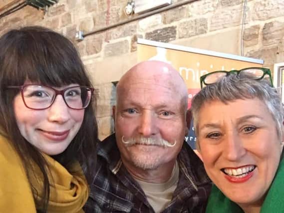 Fellow Bake Off contestants Kim Joy and Terry had lunch and a good old catch-up with Karen.