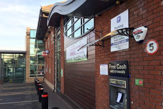 Cash machine at Proudfoot, Newby