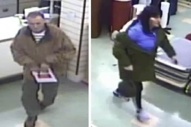 Police are appealing for help to identify these suspects.