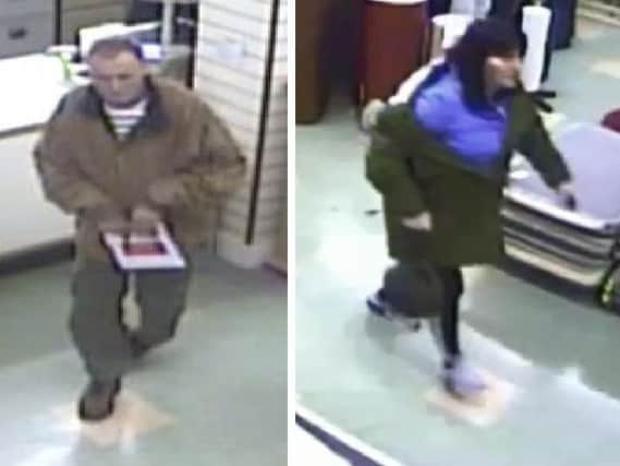 Police are appealing for help to identify these suspects.