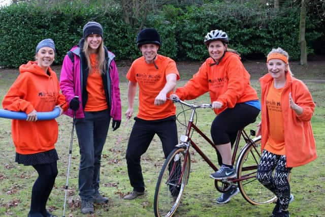 Martin House staff get set to complete their Miles for Smiles.
