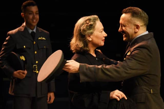 Isobel Middleton as Beatrice and Robin Simpson as Benedick in Much Ado About Nothing