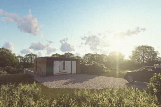 The first images of the house being built by the Bradley Lowery Foundation in Scarborough have been released.