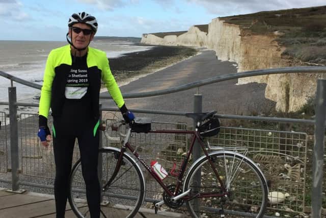 Cyclist Steve Johnson.