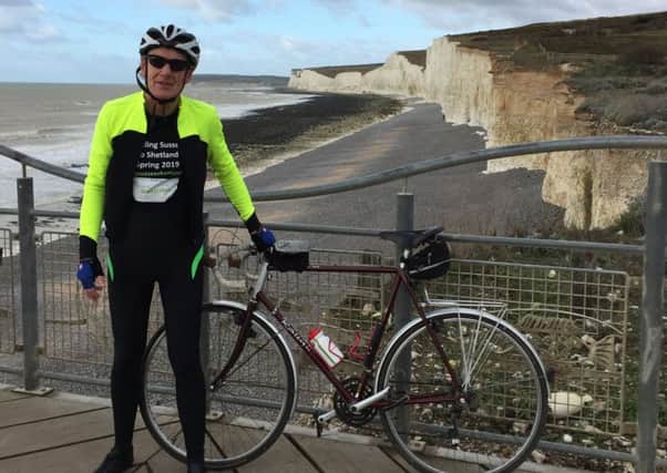 Cyclist Steve Johnson.