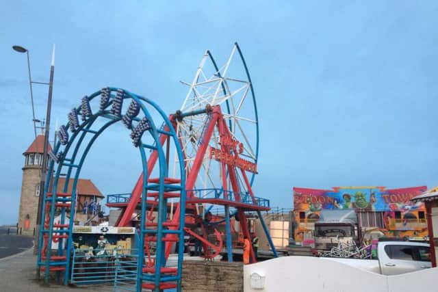 Luna Park's old Ferris wheel comes down