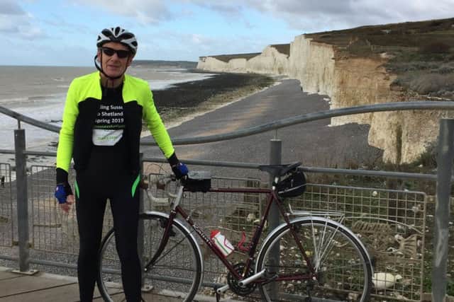 Steve Johnson is riding 1,600 miles on a 35-year-old Raleigh bike.