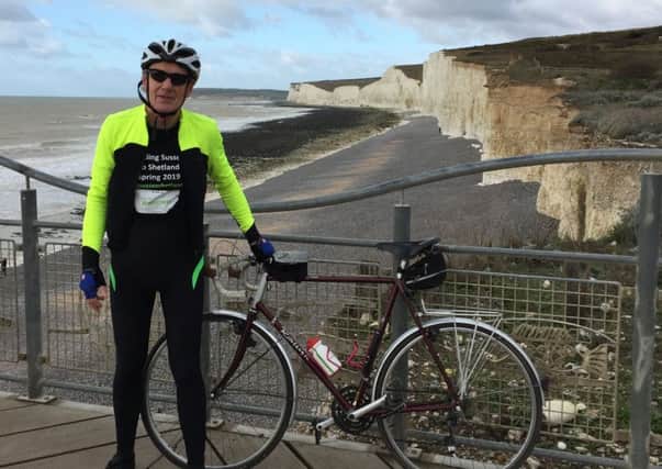 Steve Johnson is riding 1,600 miles on a 35-year-old Raleigh bike.