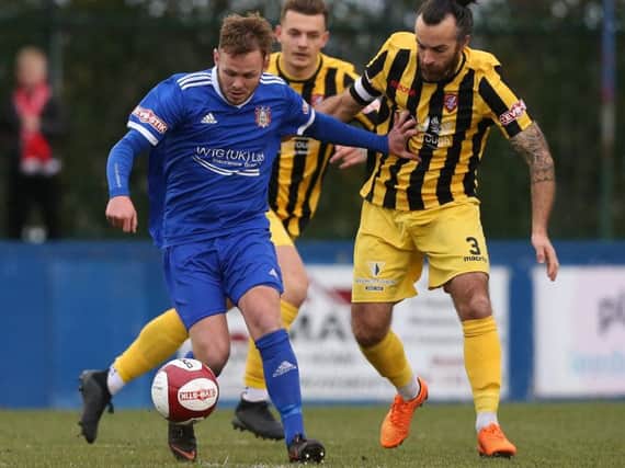 Farsley Celtic take on Scarborough Athletic earlier in the season, but will they go on and win the Evo-Stik Premier Division title this season?