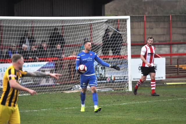 Tommy Taylor in action at Witton on Saturday