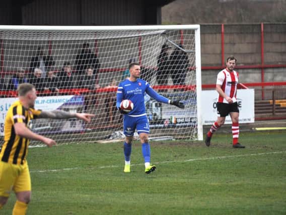 Tommy Taylor in action at Witton on Saturday