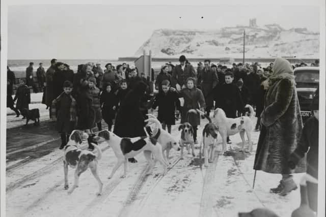 The Staintondale Hunt meet on Royal Albert Drive
