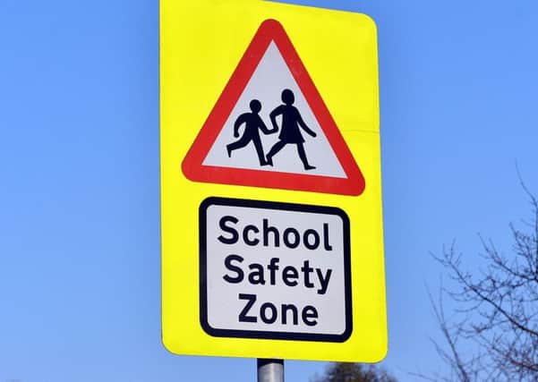 School safety zone - stock