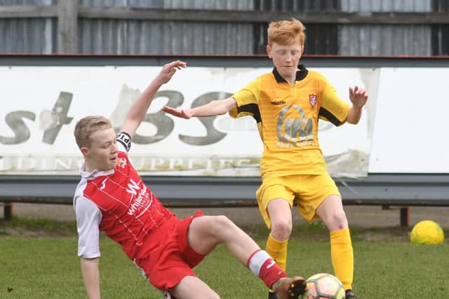 Bridlington Town Under-13s v Scarborough Athletic Under-13s
PICTURE BY DOMINICK TAYLOR