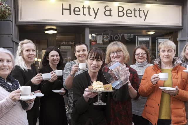 The artists taking part in the exhibition. From left: Gina Nickerson, Cornelia Larsson, Lois Mee, Ellie Whitehead, Karen Margetts, Lizzie Hough, Debra Snow, Nicola Jordan and Anne Ward.