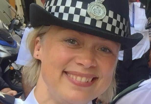 Sandy works as a Response Sergeant in York. She is one for the force's LGBT Network Deputy Co-Chairs and also Co-chair of the National Bi-Visibility working group.
