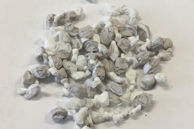 Drugs worth more than 2,500 were seized in Bridlington this morning.