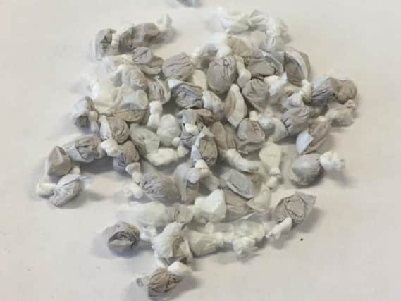 Drugs worth more than 2,500 were seized in Bridlington this morning.