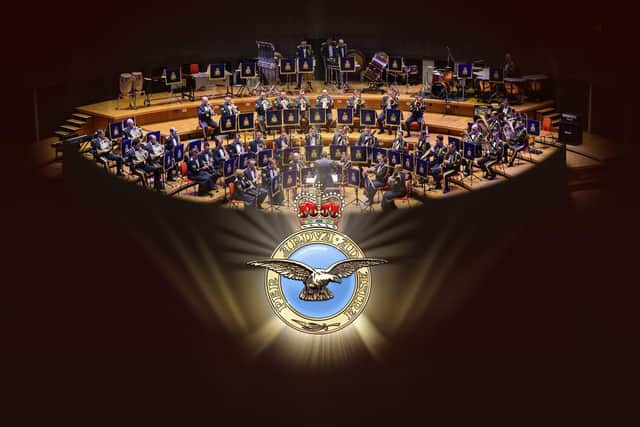 RAF band celebrates at the Spa