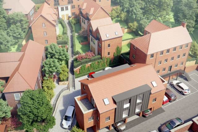 How the Spa Well Court development will look in Whitby - the show home is due to open in April.