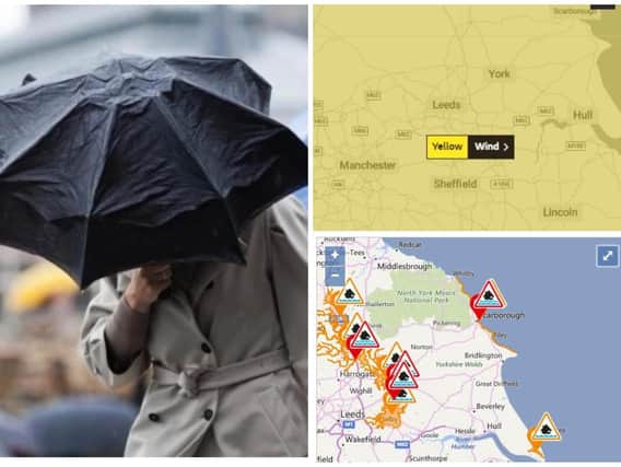 Storm Gareth is battering Yorkshire