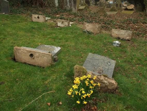 'The majority' of the gravestones that had been laid down are to be restored.