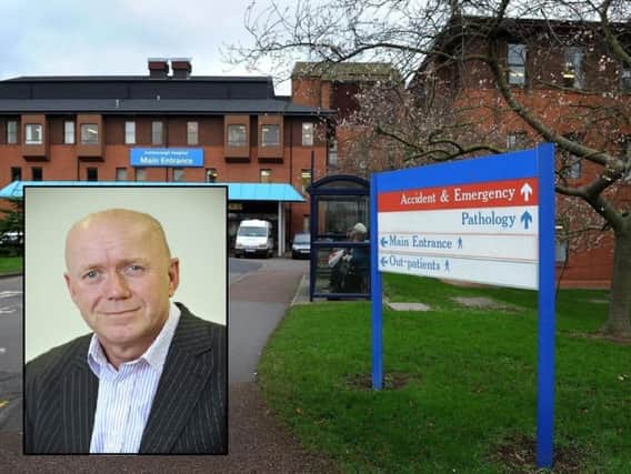 Chief Executive Mike Proctor said there is 'no ideal solution' to the loss of breast cancer outpatient services.