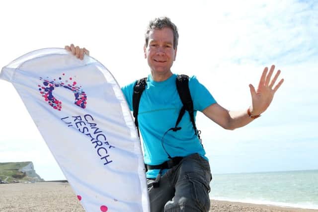 Laurence Walker is heading down the east coast of Yorkshire next week as part of his 3,500-mile walk around the UK.