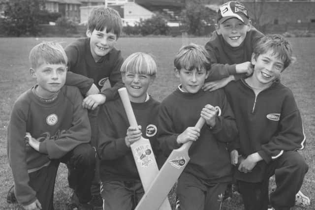 In May 1997, Hinderwell School took part in a quick cricket tournament - the B team are pictured, from left, Dale Cammish, Nicholas Gough, Sam Hyde, Danny Watson, Danny Robinson and Luke Ridgley.