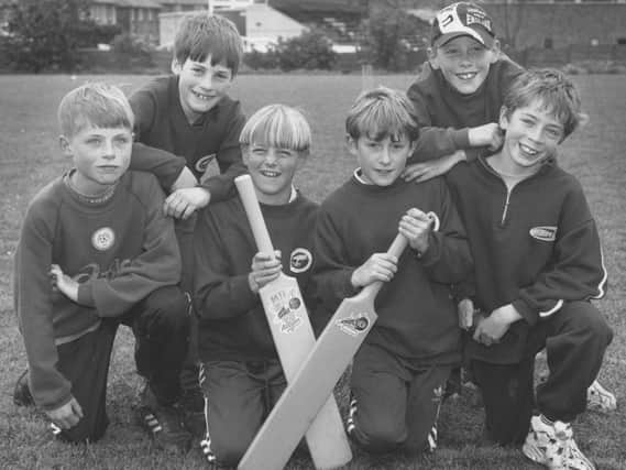 In May 1997, Hinderwell School took part in a quick cricket tournament - the B team are pictured, from left, Dale Cammish, Nicholas Gough, Sam Hyde, Danny Watson, Danny Robinson and Luke Ridgley.