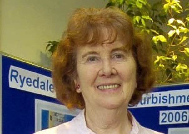 District Councillor Elizabeth Shields.
