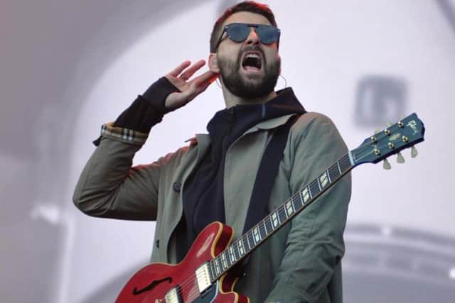 Courteeners front man Liam Fray (pictured) is considered a major influence for The Feens, along with Alex Turner, of Arctic Monkeys, and Noel Gallagher