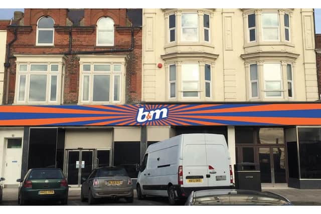 These pictures have been submitted as part of B&M's planning application.