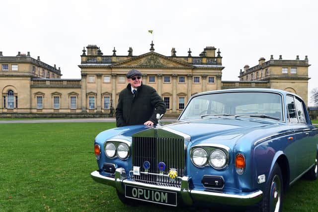 Brian Richmond with his 1974 Rolls Royce Silver Shadow.