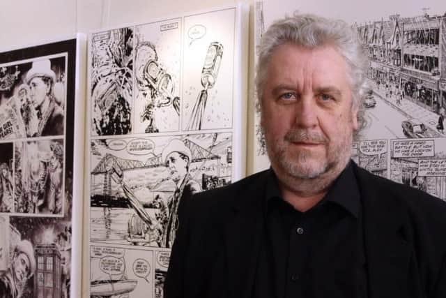 Comic artist Richard Piers Rayner