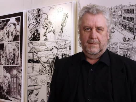 Comic artist Richard Piers Rayner