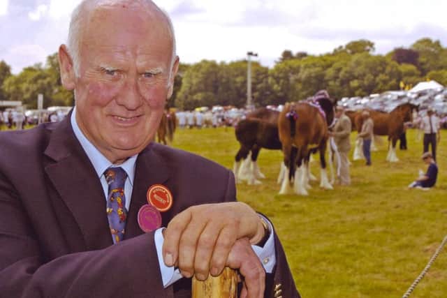David Cussons has been involved with the Ryedale Show for 75 years.