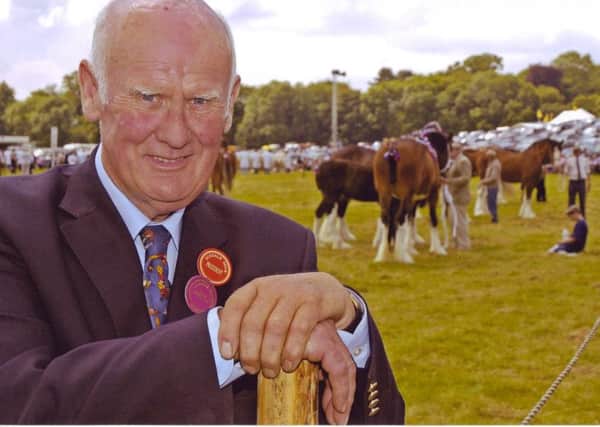 David Cussons has been involved with the Ryedale Show for 75 years.