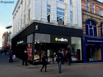How Millets might look, at the former Ponden Home Interiors site