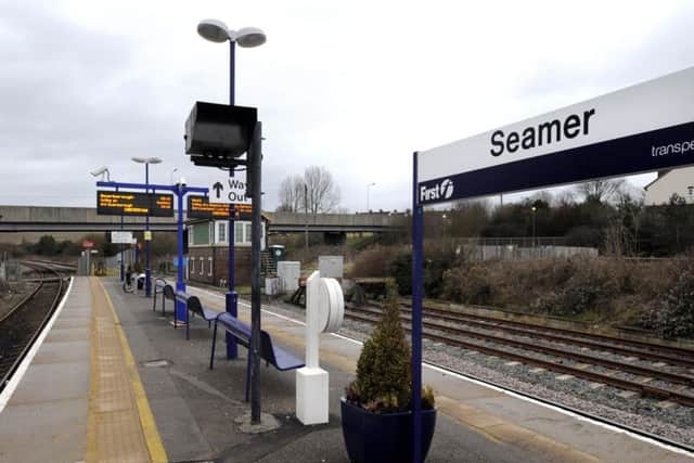 A person has died in an incident at Seamer station.