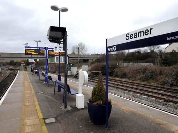 A person has died in an incident at Seamer station.